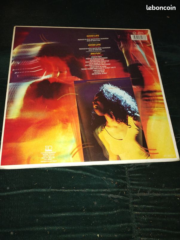 Disque vinyle Maxi 45 Tours Inner City "Good life" (image 2)