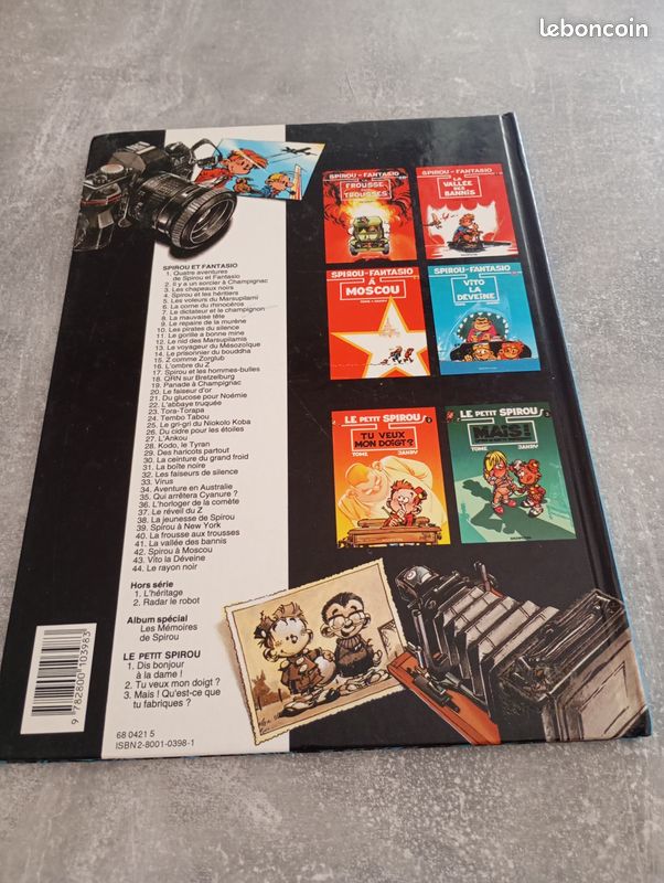 Bande dessinée les aventures de Spirou (image 2)