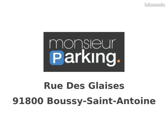 Parking/box Boussy-Saint-Antoine