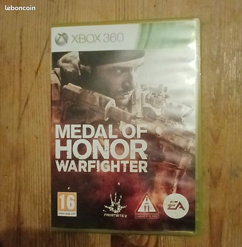 Jeu Xbox 360 Medal Of Honor Warfighter - Bon État, Boîtier Et Notice Inclus, PEGI 18
