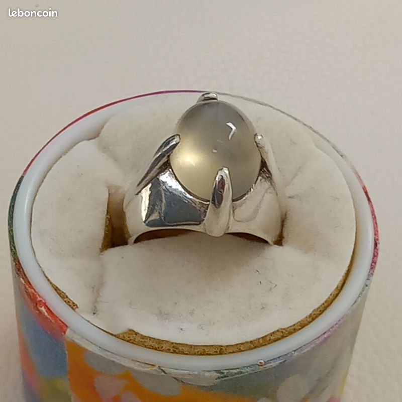 Superbe bague argent et pierre de lune (image 6)