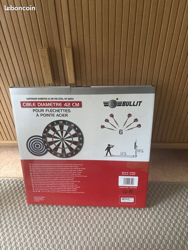 Jeu de fléchette + paquet de fléchettes (image 2)