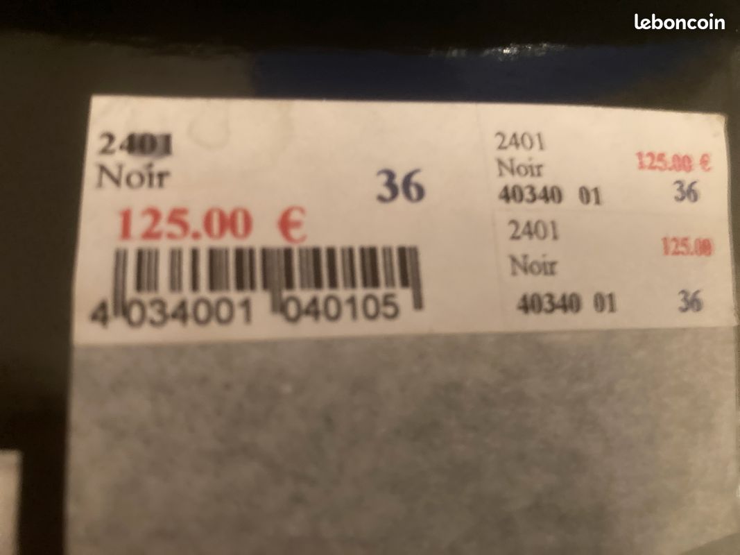 Bottes femme daims noir T:36 Minelli (image 3)