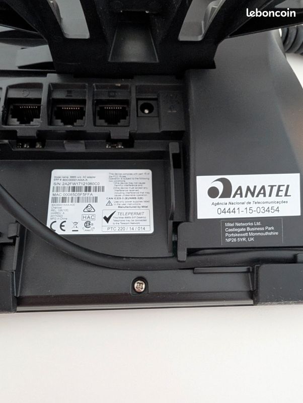 Téléphone IP Mitel 6865i + extension M685i (image 6)