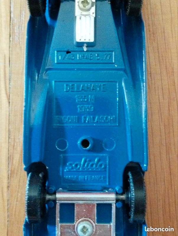 Voiture Solido 1/43 Delahaye 135M (image 4)