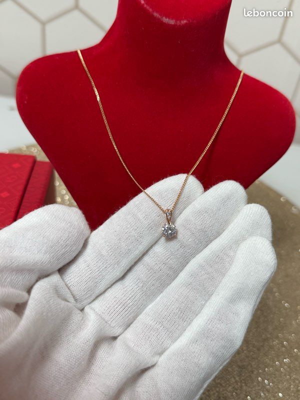 Magnifique collier en diamants Swarovski (neuf) (image 4)
