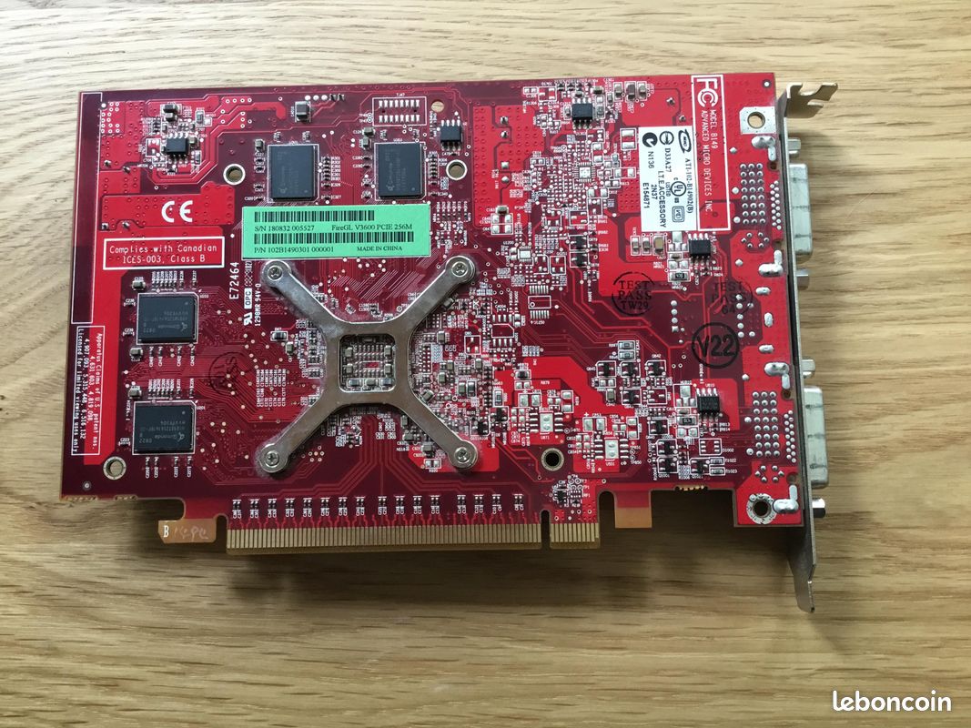 ATI FireGL V3600 256MB PCIE 256M (image 2)