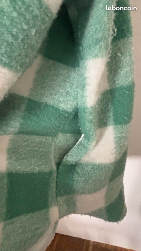 Veste duveteuse à carreaux (image 3)