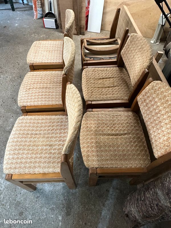 Vends lot de chaises à restaurer Roche Bobois (image 5)