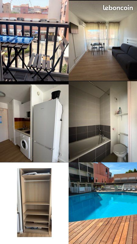 Appartement 1 pièce 19 m² · à Agde · 19 m² · 780 €