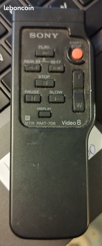 Rare Télécommande originale SONY RMT-451 tv / vtr Hi8 EV en très