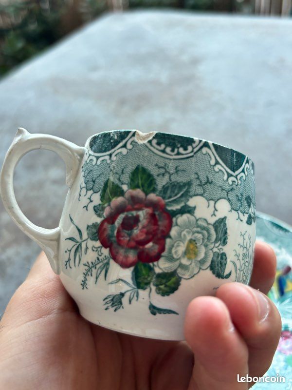 Vaste avec tasse sarguemine (image 3)
