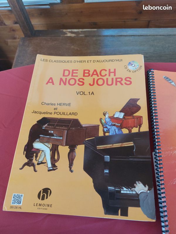 Livre 'De Bach à Nos Jours' Volume 1A - Méthode D'apprentissage Musical