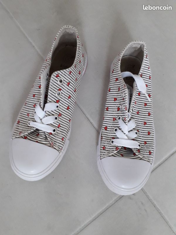 Basket en toile fille pointure 35 (image 1)