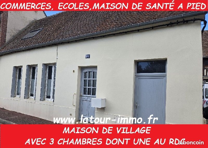 Maison 4 pièces 76 m² · à Nonancourt · 76 m² · 117 000 €