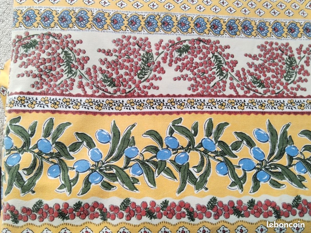 Parure de lit provençale pour lit 140 cm (image 9)