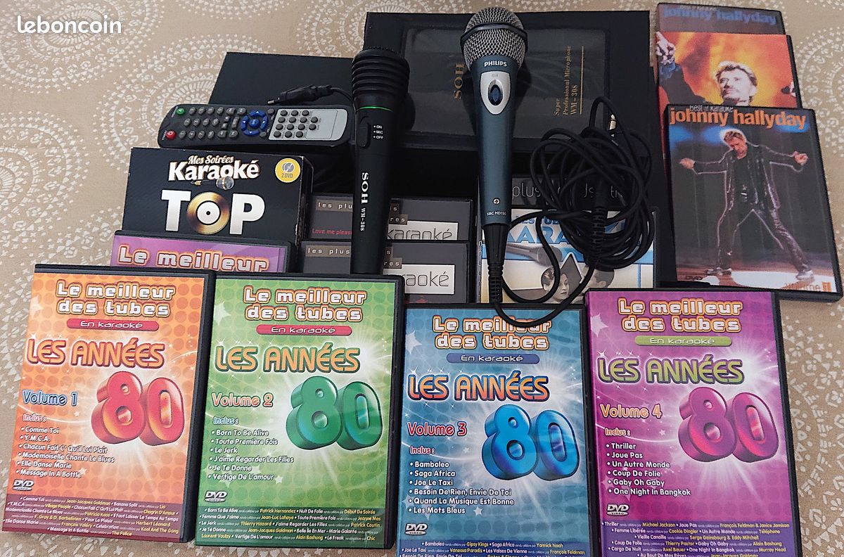 Lecteur Karaoke professionnel +11 DVD + 2 micros (image 3)