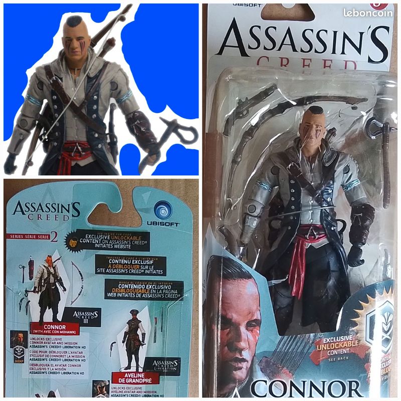 Figurine assassin's creed 2 de Connor environ 17cm - Collection