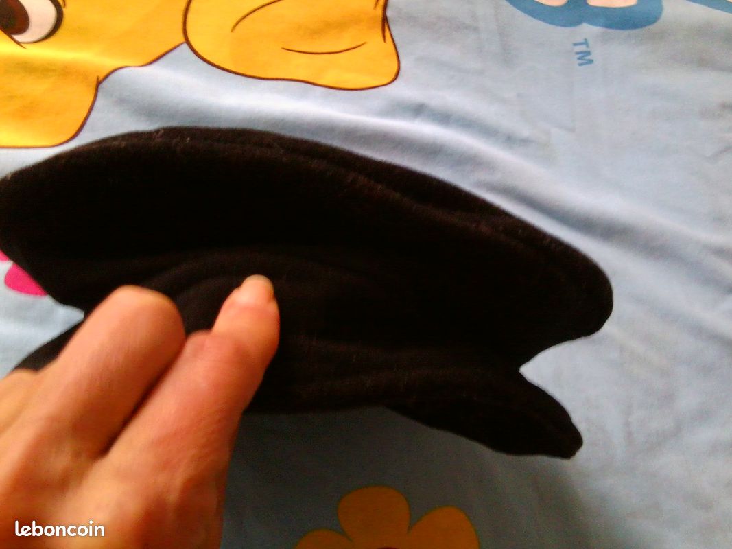 Chapeau noir laine La Redoute (image 7)
