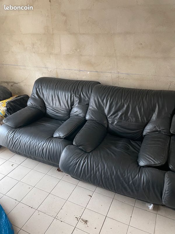 Ensemble canapé et 2 fauteuils (image 2)
