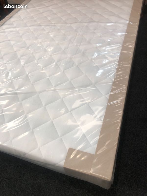 Sommier neuf 140 x 190 + 4 pieds (image 4)