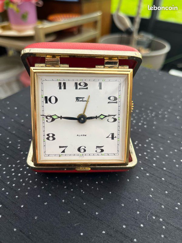 Réveil mécanique de voyage vintage MODERN de luxe 2 BIJOUX - France