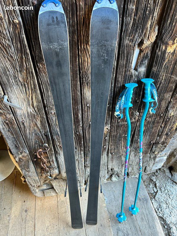 Paire de skis Rossignol et bâton Kerma (image 5)