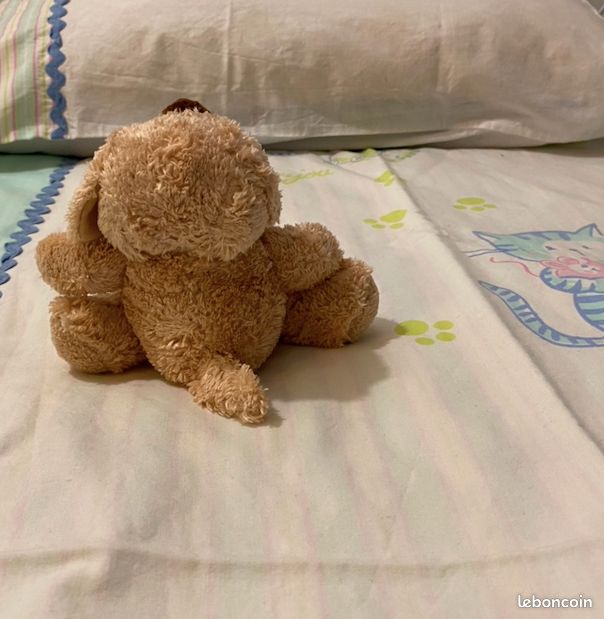 Petite peluche chien marron (image 5)