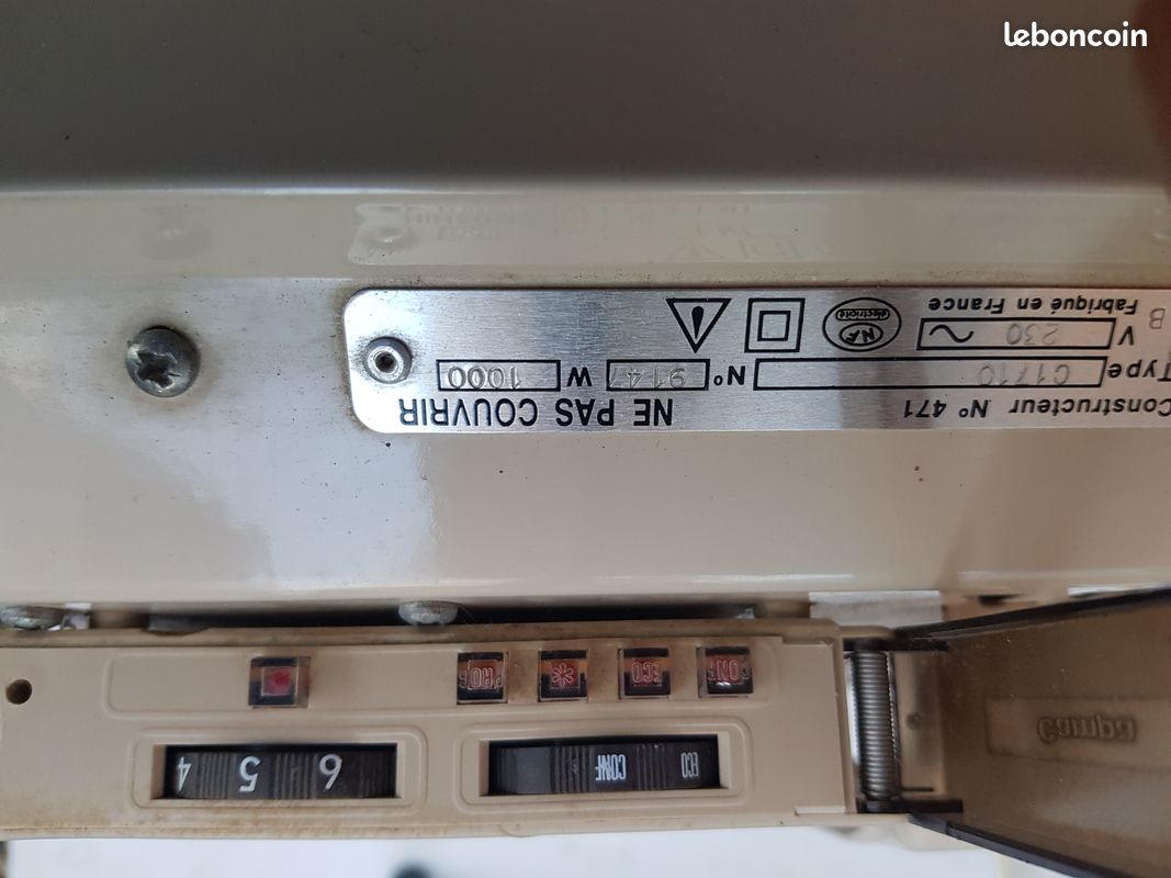 4 Radiateur rayonnant CAMPA 1000, 1500, 1750W (image 3)