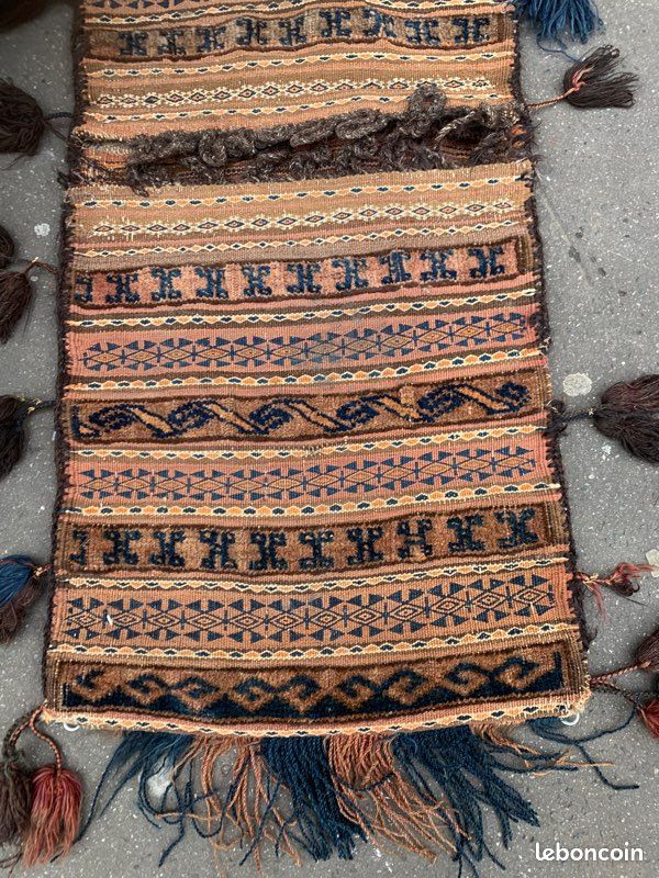Tapis sac afgans fait main le boteh (image 2)