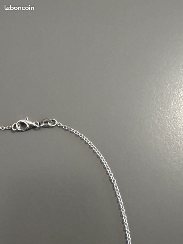 Chaîne en argent 925 longueur 47 cm maillon de 1,5 mm K (image 3)