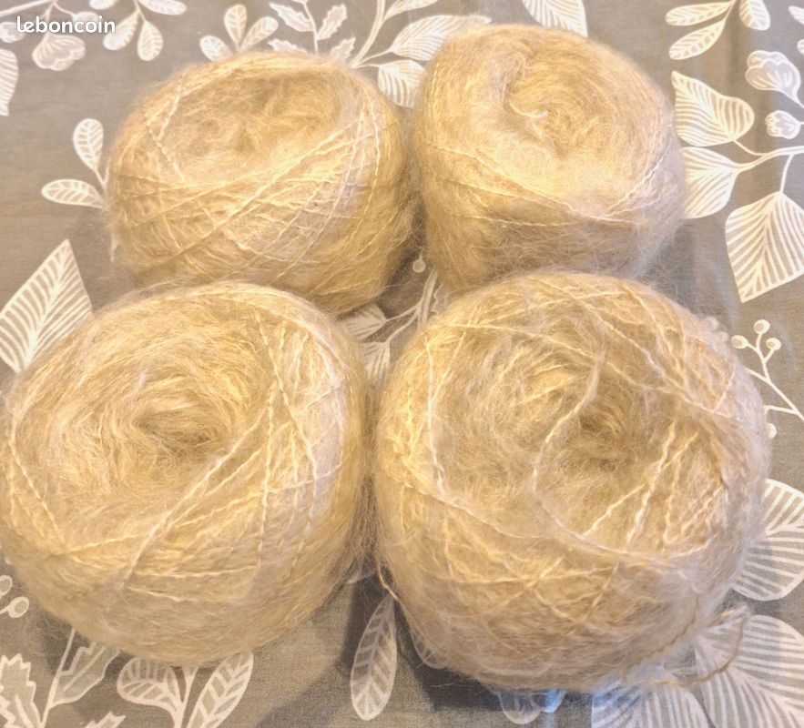 Lot De Pelotes De Laine Mohair Phildar - Mohair Et Acrylique