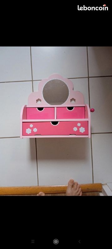 Coiffeuse rose enfant (image 2)