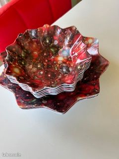 8 assiettes pour Noel en mélamine (image 3)