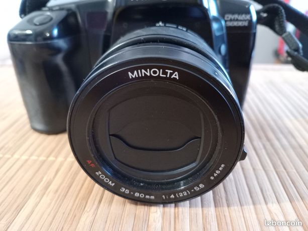 Appareil Photo Reflex Argentique Minolta Dynax 5000i - Boîtier Argenté, Automatique - Occasion