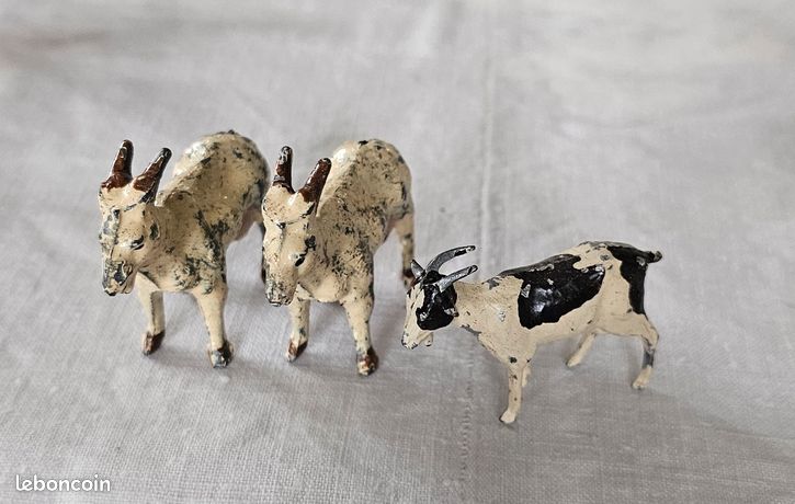 Ancien Lot D’animaux En Plomb – Collection Zoo Et Afrique – Jouets Miniatures Vintage