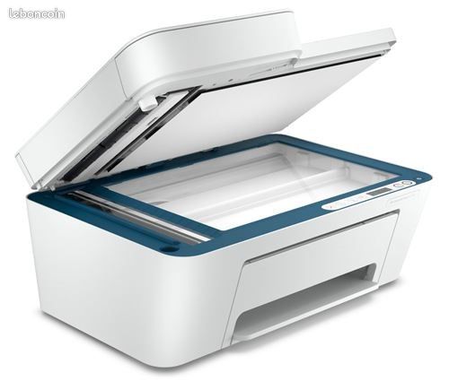 Imprimante tout-en-un HP Deskjet 4130e Jet d'encre couleur Copie Scan Blanc (image 1)