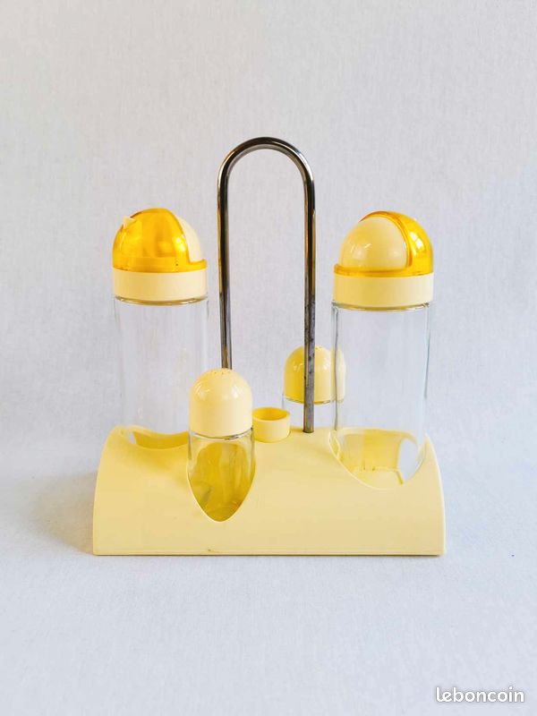 Ensemble à condiments – Gierre, Italie – années 80 (image 1)