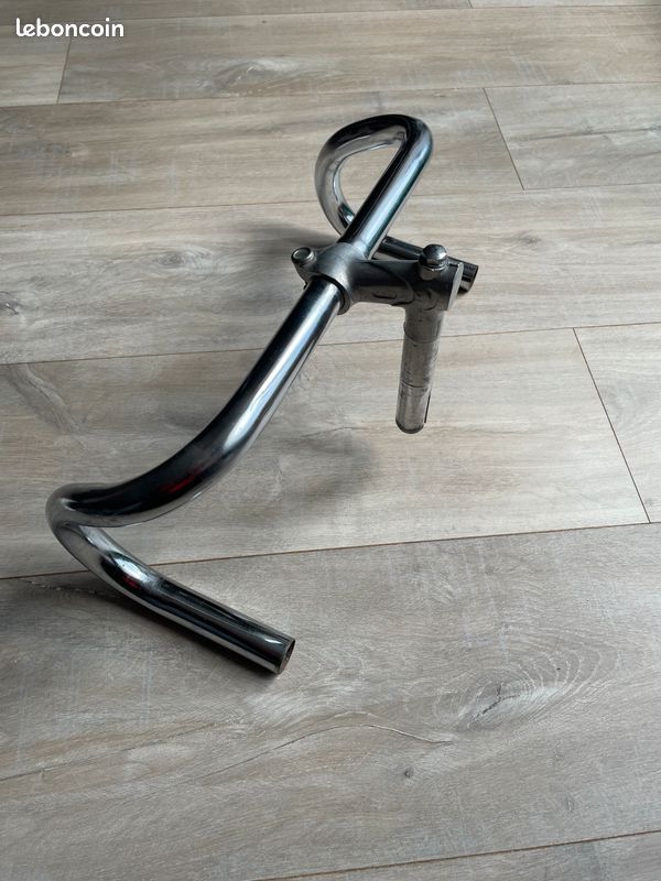 Guidon Et Potence Pivo Pour Vélo Course Ancien – Alliage, Fabrication Française