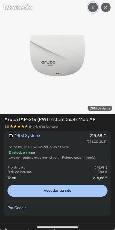 Routeur aruba instant on (image 4)
