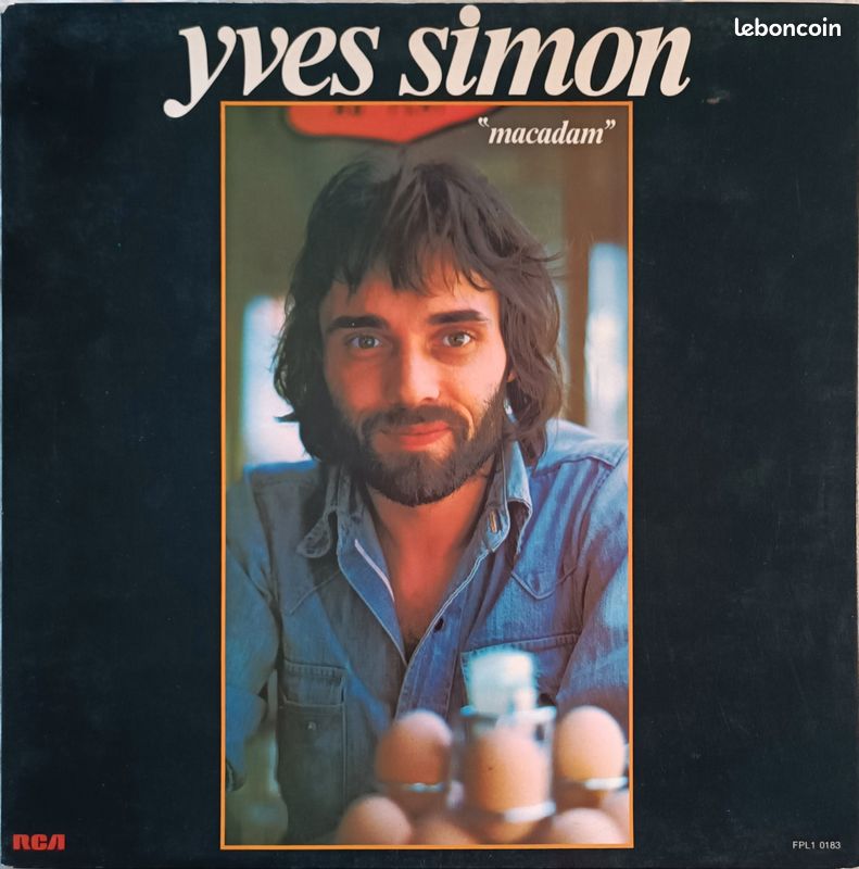 Disque Vinyle Yves Simon "Macadam" (image 1)