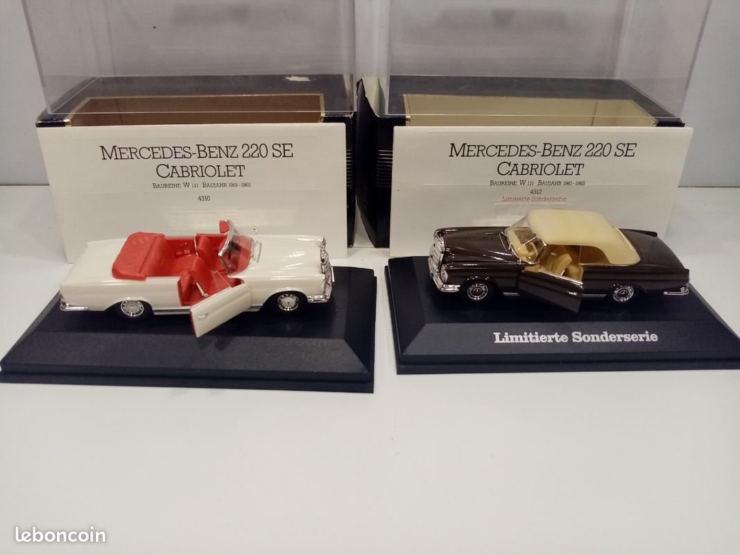 Lot FALLER mercedes benz 220 SE cabriolet (image 5)