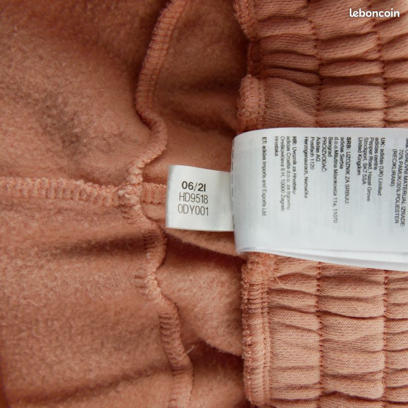 Adidas Jogging Hyperglam High-Rise Coupe ample Femme Taille XL Rose #QWE7445 (image 7)