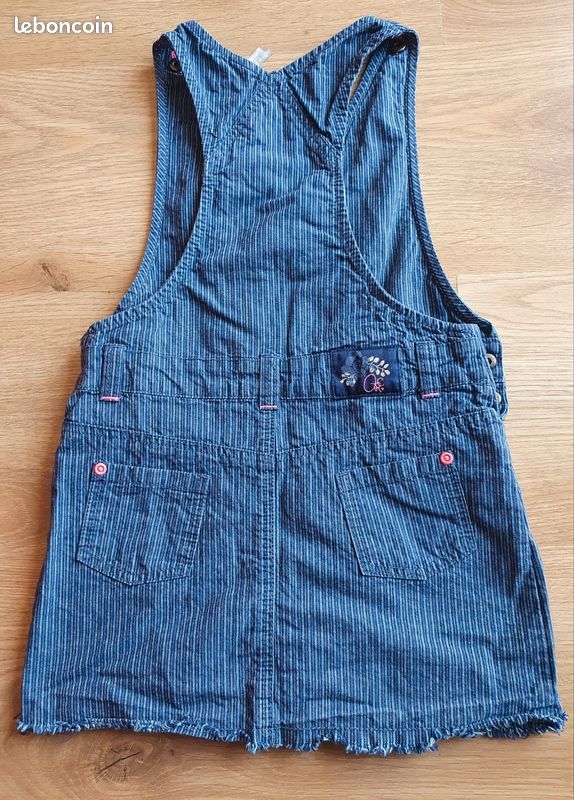 Robe courte salopette Orchestra taille 4 ans (image 2)