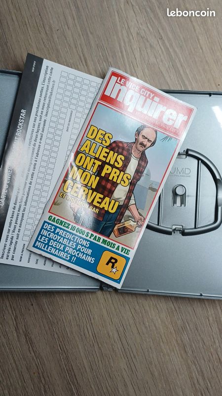 Jeu PSP GTA Vice City Stories - Sony - PAL - Sans Boîte - Bon état