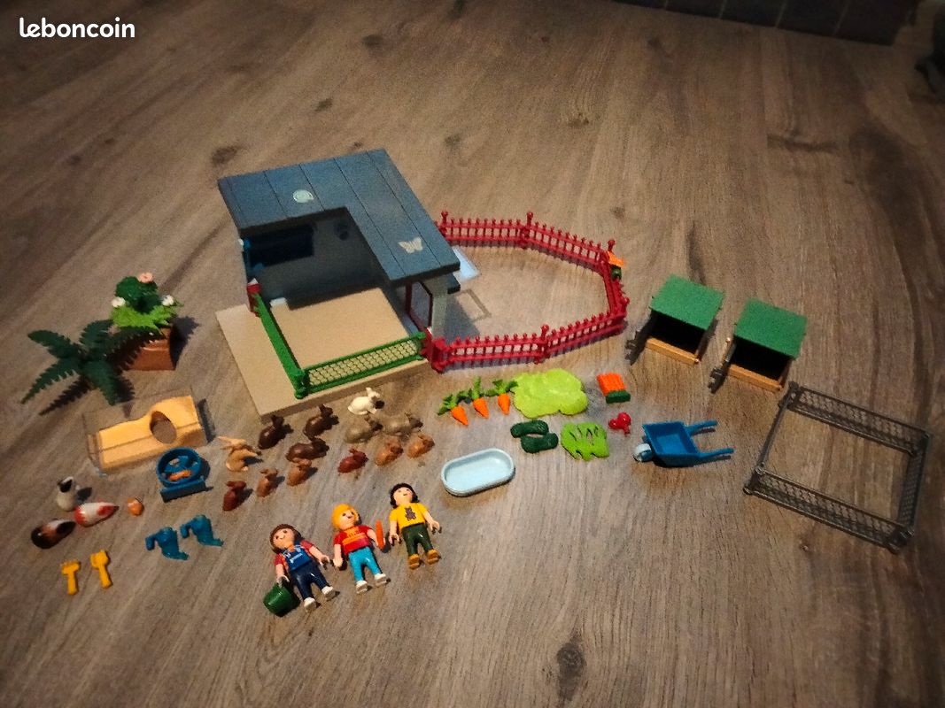 Maisonnette des rongeurs et clapier à lapin playmobil (image 2)