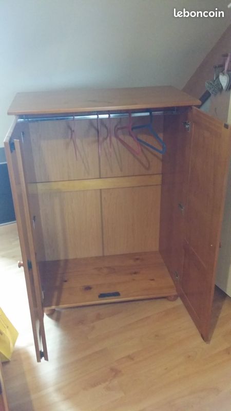 Armoire penderie pin massif REDMOND (image 3)