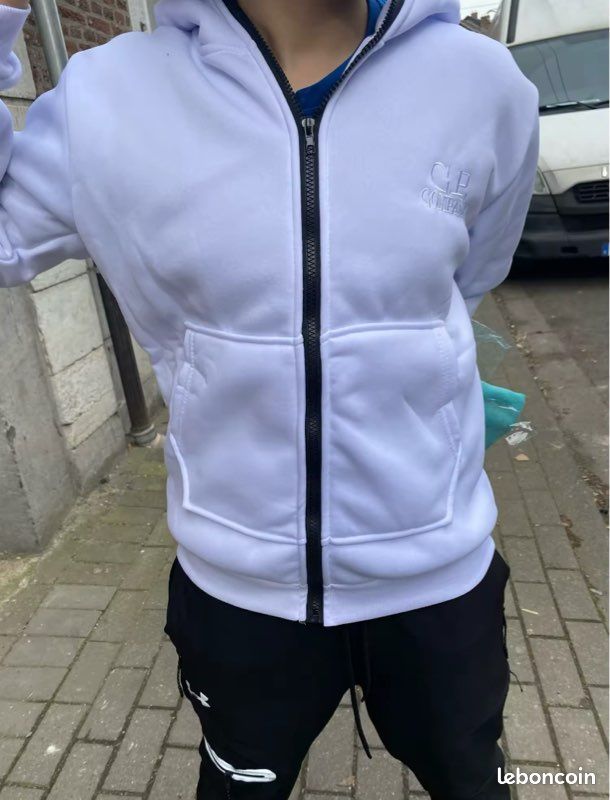 Veste CP Company Noire Blanche Vêtements