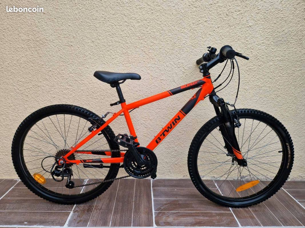 Vélo Vtt Enfant Vtt Rockrider 500 24 Pouces Orange Vélo VTT 24 - Main Image