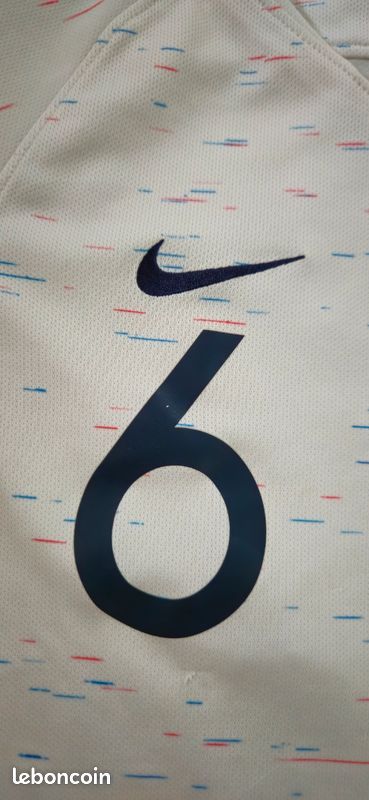 T-shirt Equipe De France FFF – Paul Pogba – Collection Officielle, Enfant Garçon 14 Ans, Coton, Produit Sous Licence